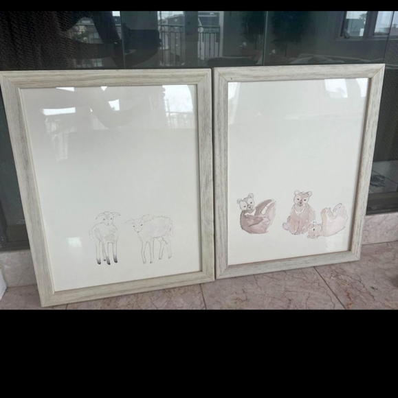 Restoration hardware 2 art frames - Picture 2 of 2